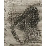 Kelly and Ram by Sidney Nolan, c.1958, crayon rubbing with mixed media on paper, sold Feb 2024