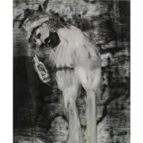 The Worn-Out Sponge, Who Scuffles Through Our Slums Sees Whiskey, Paradise and Liberty by Sidney Nolan, 1965, mixed media on paper, sold Feb 2024