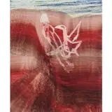 Leda and Swan by Sidney Nolan, c.1959, mixed media on paper, sold Feb 2024