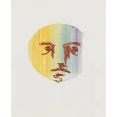 Moon-Face by Sidney Nolan, c.1957, mixed media on paper, sold Feb 2024