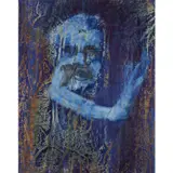 Shakespeare Sonnet by Sidney Nolan, c.1963, mixed media on paper, sold Feb 2024