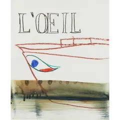 L'Oeil by Sidney Nolan, c.1957, mixed media on paper, sold Feb 2024