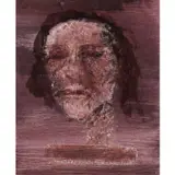 Woman by Sidney Nolan, 1967, mixed media on paper, sold Feb 2024