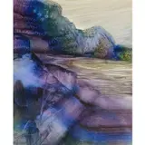 Mississippi by Sidney Nolan, c.1959, mixed media on paper, sold Feb 2024