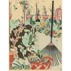 Cressida Campbell, Vegetable Garden, 1988, screenprint, ed. 47/99