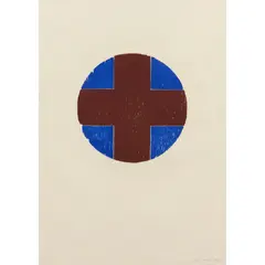 John Nixon, Untitled, 1990, woodcut, ed. P/P