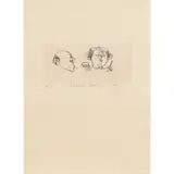 John Olsen, Painting Lesson, 2006, etching, ed. 3/20
