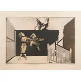 George Baldessin, Personage with Staircase