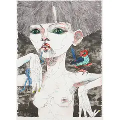 Del Kathryn Barton, That's When I Was Another Tree 3, 2007, lithograph, ed. 30/30