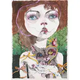 Del Kathryn Barton, That's When I Was Another Tree 2, 2007, lithograph, ed. 30/30