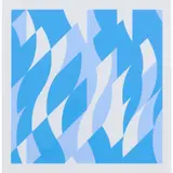 Bridget Riley, Two Blues, 2003, screenprint in colors