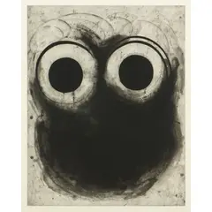 Brent Harris, Troubled, 1995, aquatint etching, ed. P/P
