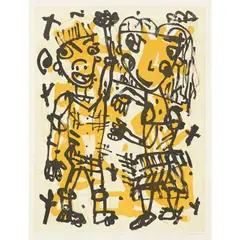 Yes by David Larwill, 2005, etching, ed. A/P, sold Apr 2024