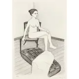 John Brack, Seated Nude II