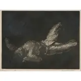 Frank Arthur Nankivell, Wrestler Resting, aquatint etching, ed. 7/75