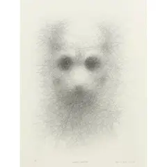 Gaze (Unwritten) by Vernon Ah Kee, 2012, lithograph, ed. P/P, sold Apr 2024