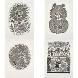 Barbara Hanrahan, Twelve Linocuts: A Suite of Prints, 1990, complete suite of linocuts (12), with title page, ed. 76/100