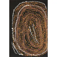 Tjunka Lewis, (Language group: Ngaanyatjarra), synthetic polymer paint on canvas