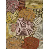 (Language group: Pintupi) by Walangkura Napanangka, synthetic polymer paint on linen, sold Nov 2023
