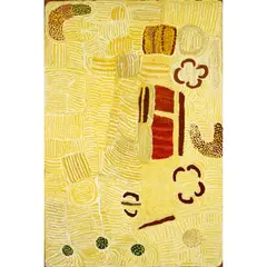 Elizabeth Nyumi Nungurrayi, (Language group: Pintupi), synthetic polymer paint on linen