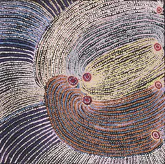 Tommy Mitchell, (Language group: Ngaanyatjarra), synthetic polymer paint on canvas