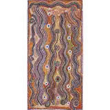 Paddy Japaljarri Sims, (Language group: Warlpiri), synthetic polymer paint on linen