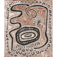 Ruth Fatt, (Language group: Pitjantjatjara), synthetic polymer paint on canvas