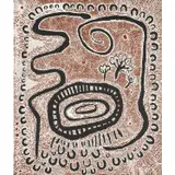 Ruth Fatt, (Language group: Pitjantjatjara), synthetic polymer paint on canvas