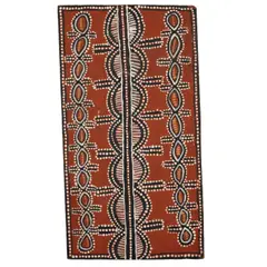 Kaapa Tjampitjinpa, (Language group: Anmatyerre, Warlpiri and Arrernte), synthetic polymer paint on composition board