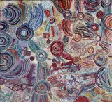 Imitjala Curley, (Language group: Pitjantjatjara), synthetic polymer paint on linen