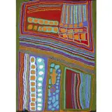 Weaver Jack, (Language group: Yulparija), synthetic polymer paint on linen