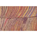 Liddy Napanangka Walker, (Language group: Warlpiri), synthetic polymer paint on linen
