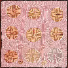 Manupa Butler, (Language group: Ngaanyatjarra), synthetic polymer paint on linen
