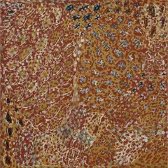 (Language group: Tiwi) by Lorna Kantilla, natural earth pigments and synthetic binder on canvas, sold Nov 2023