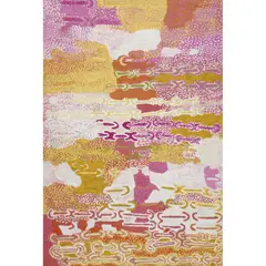 Sarah Daniels, (Language group: Warlpiri), synthetic polymer paint on linen