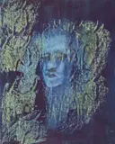 Shakespeare Sonnet by Sidney Nolan, c.1963, mixed media on paper, sold Oct 2023