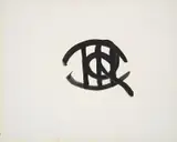 Eye by Sidney Nolan, c.1955, mixed media on paper, sold Oct 2023