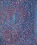 Rams by Sidney Nolan, c.1967, mixed media and rubbing on paper, sold Oct 2023