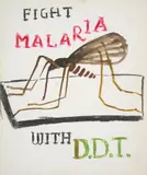 Fight Malaria with D.D.T by Sidney Nolan, c.1957, mixed media on paper, sold Oct 2023
