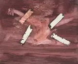 Prometheus by Sidney Nolan, 1967, mixed media on paper, sold Oct 2023