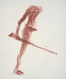 ANZAC Soilder by Sidney Nolan, c.1957, mixed media on paper, sold Oct 2023