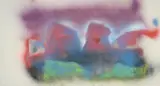 Die Entfuhrung aus dem Serail by Sidney Nolan, c.1987, spray enamel on paper, sold Oct 2023
