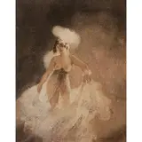 Norman Lindsay, The Dancer, watercolour on paper