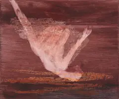 Prometheus by Sidney Nolan, 1967, mixed media on paper, sold Aug 2023