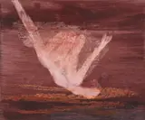 Prometheus by Sidney Nolan, 1967, mixed media on paper, sold Aug 2023
