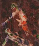 King David by Sidney Nolan, 1968, mixed media on paper, sold Aug 2023