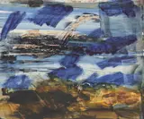 Gallipoli Landscape by Sidney Nolan, c.1958, mixed media on paper, sold Aug 2023