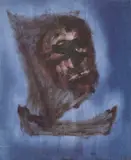 Shakespeare Sonnet LXXXVI by Sidney Nolan, 1963, mixed media on paper, sold Aug 2023
