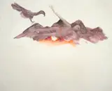 Prometheus by Sidney Nolan, 1967, mixed media on paper, sold Aug 2023