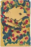 Sidney Nolan, Face and Flowers, monotype on paper (3)